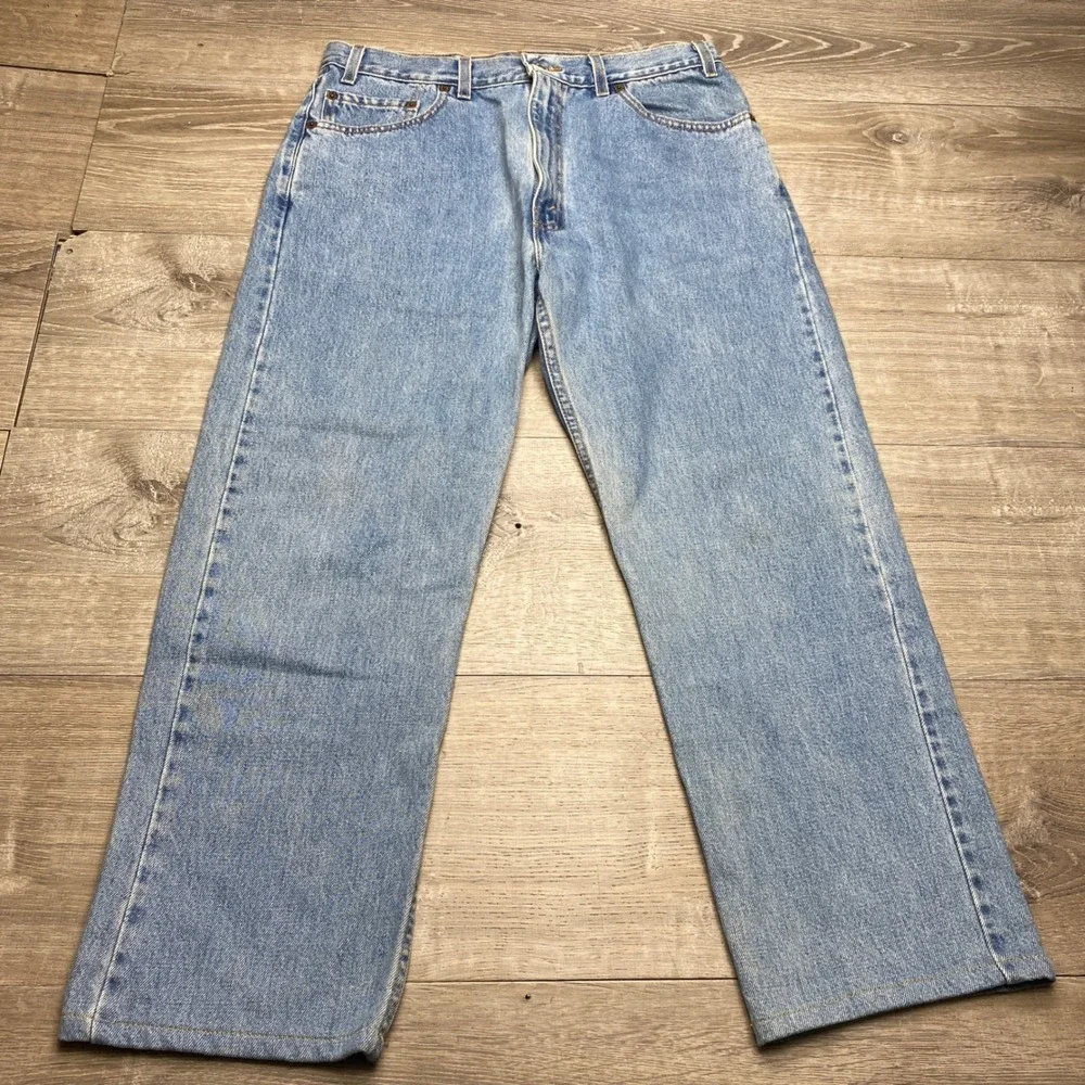 Levi's 512 Jeans Mens 36x30 Blue Vintage Made USA 2000 Straight Leg Denim